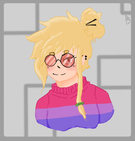 Sample of full color with abstract background and shading